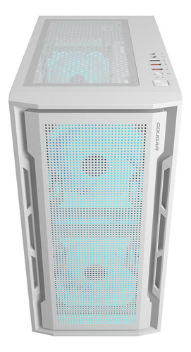 Case Cougar Uniface Mini Rgb Matx Vidrio Templado 3 Fan Color Blanco
