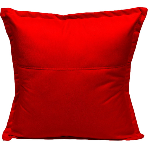 Almofada 42cm Decorativa P/ Cadeira Sofá Fofinha Suede Cores Cor Vermelho