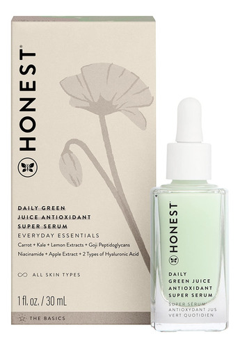 Serum Honest Beauty Daily Green Juice Antioxidante 30 Ml