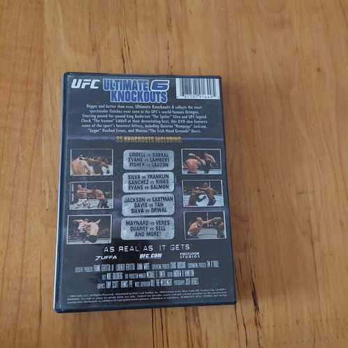 Dvd Documental Ufc Ultimate Knockouts 6 (Usado)
