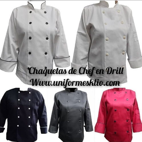 Chaqueta De Chef Filipina Uniformes De Cocina, Batas Y Más