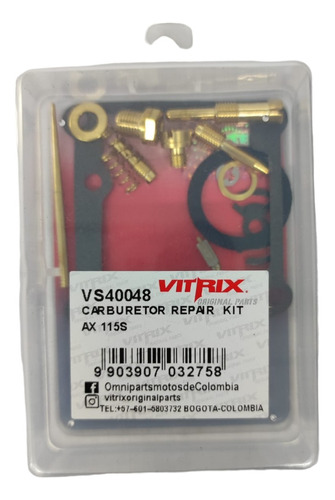 Kit Carburador Vitrix Ax 115s