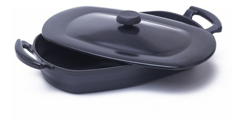 Olla Oval Hierro Fund Esmaltado Lafont Perilla Hierro 3,7lts Color Country