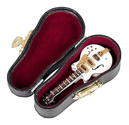 3 Falcon Guitarra Eléctrica En Miniatura Con Funda Por Broad