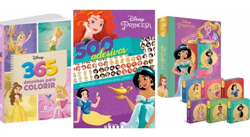 Livro 365 Desenhos Para Colorir - Disney Princesas - Culturama - Real  Brinquedos