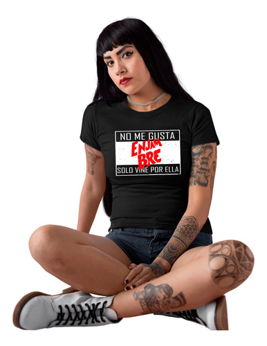 Playera Negra De Rock/pop/indie Enjambre Banda Somos Ajenos