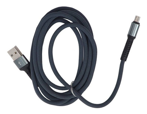 Cable Usb Tipo C Carga Rapida 2.4a Ultra Durabilidad Ldnio Color Gris