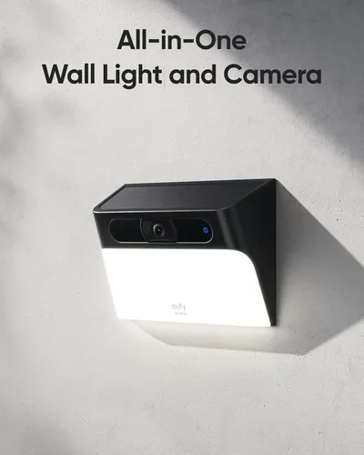 Anker Eufy　Solar Wall Light Cam S120 Eufy Security Solar Wall Light Cam S120, Outdoor Camera | MercadoLivre