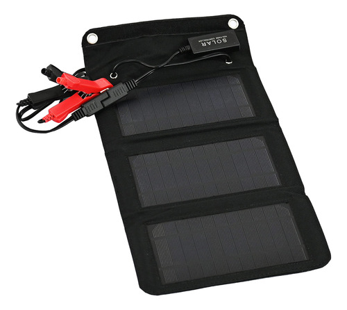 Schumacher Sa1589 - Cargador De Bateria Solar Portatil De 12