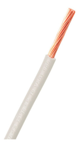 Cable thw Calibre 8 Blanco Iusa De 100 Mts 600v Temp 90°c