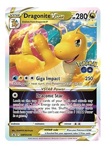 Pokémon Go - Dragonite Vstar Premier Deck Holder Collection Idioma Inglés
