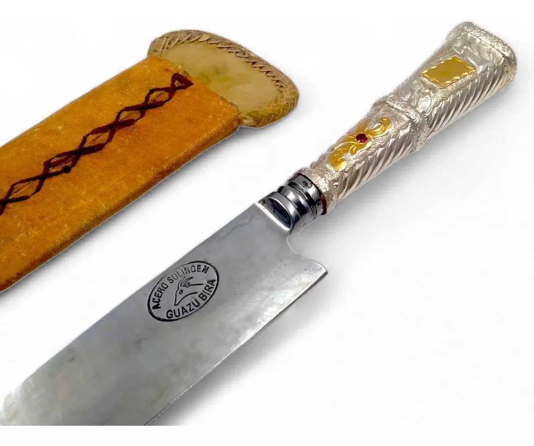 Primeira imagem para pesquisa de antiga faca solingen guazubira original