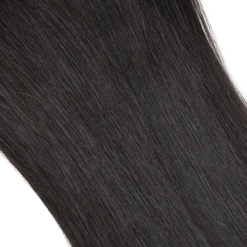 Clipe Tic Tac Cabelo Humano Marrom Escuro 45cm 70g 6 Peças