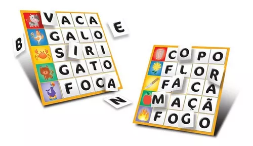 Forma palavras: jogo educativo