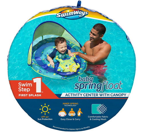 Inflable Para Piscina  Spring Con Toldo De Swimways Pul Flb 