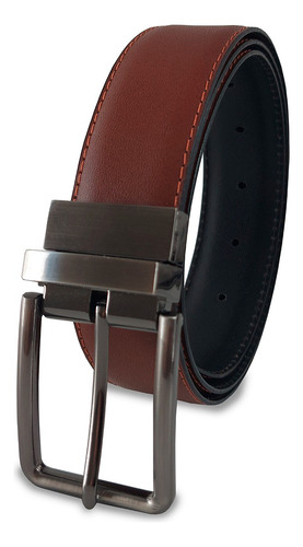 Cinturon De Piel 100% Genuina Para Hombre Doble Vst Falcata
