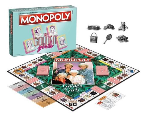 Juego De Mesa Monopoly The Golden Girls Serie Colección