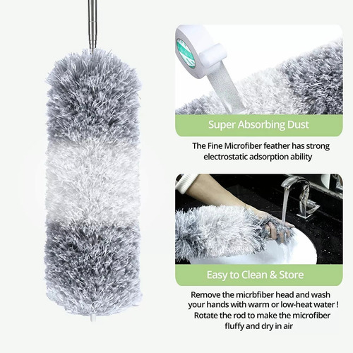 Y Plumero Retractil Microfiber Extension Powder 2.8m