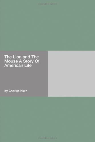Libro:  The Lion And The Mouse A Story Of American Life