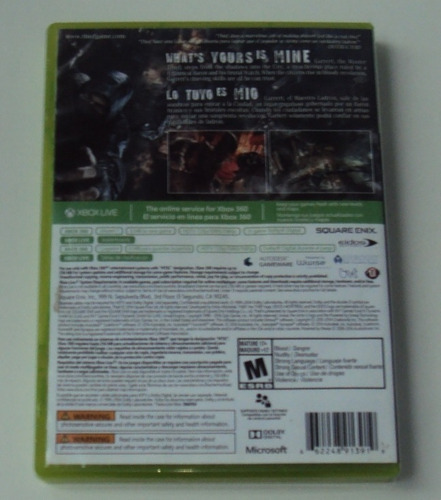 Imagem 3 de 3 de Thief Original Para Xbox 360 - Mídia Física