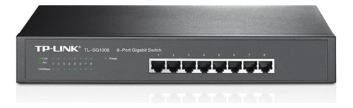 Switch Gigabit Tp-link Tl-sg1008, 8 Puertos 10/100/1000mbps