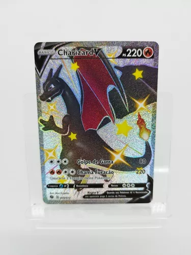 Carta Pokémon Charizard V Full Art Espada E Escudo