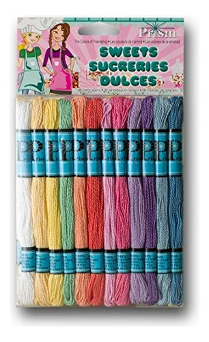 Dmc Prism Craft Thread Pack 8 Meters 36pkgpastels