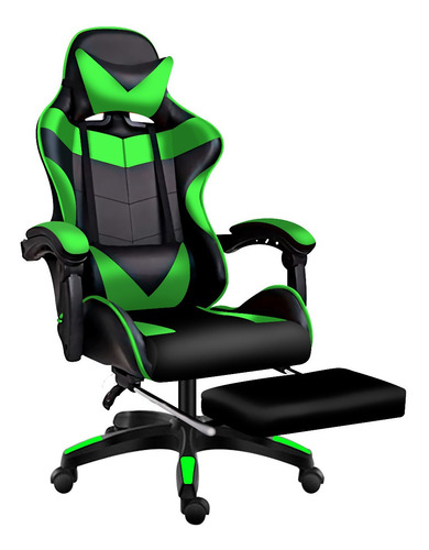 Imagen 4 de 7 de Silla Gamer Sillon Ergonomico Reclinable Masaje Lumbar