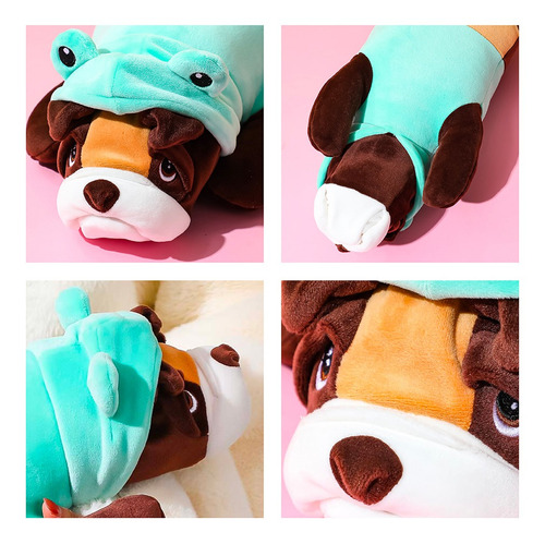 Miniso Peluche De Perro Shar Pei Acostado De Felpa