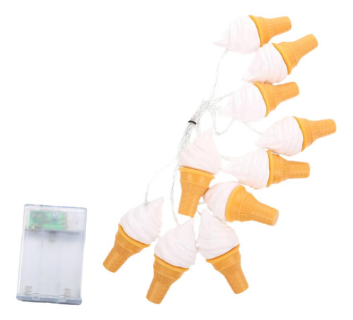 Guirnalda De Luces Led Para Navidad, 2 M, 10 Led, Helado