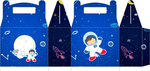 Kit Imprimible Astronauta, Invitación, Banderín, Candy Bar