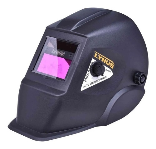 Imagem 1 de 7 de Mascara De Solda Automatica Com Regulagem Msl-5000 Lynus