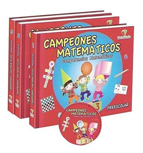 Campeones Matematicos Con Cd 3 Vols.