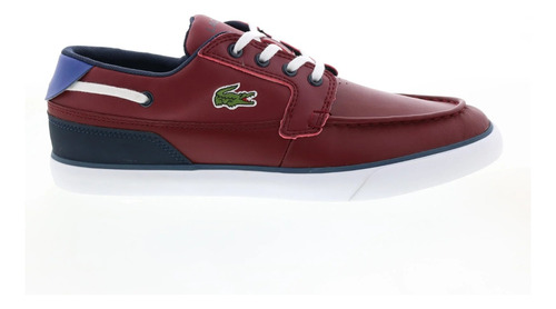 Tenis Lacoste Bayliss Deck Vino Hombre Bt