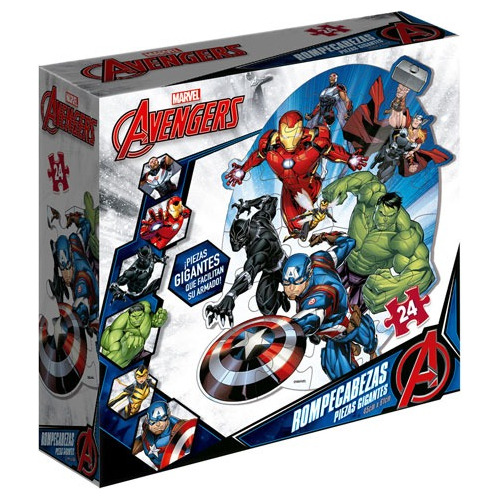 Rompecabezas Avengers 24 Pzs Gigantes 