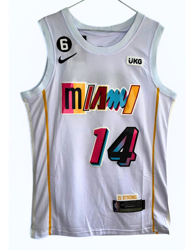Camisa Jersey Nike Nba Importada Tyler Herro Miami 14