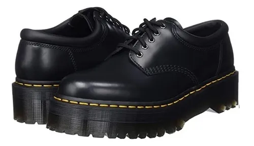 Zapatos Doble Plataforma Hilo Amarillo Unisex Base Cuero Env o
