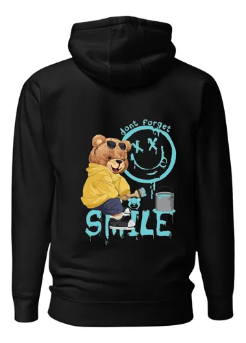 Buzo Buso Saco Estampado Hoodie Capota Dont Smile Dtf Ropa