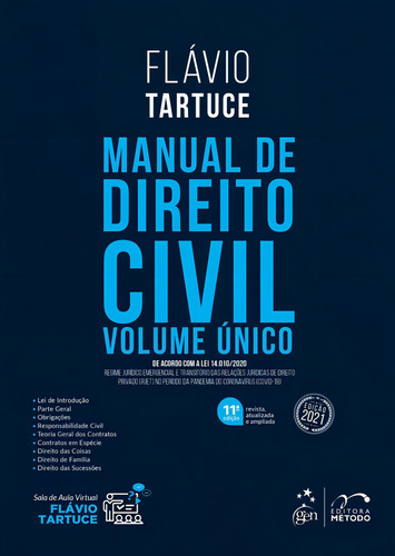 Manual De Direito Civil Volume Único, 11ª Ed 2021