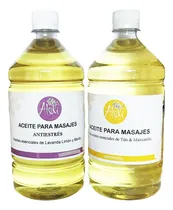 Comprar Pack 2 Litros De Aceites De Masajes Con Aceites Esenciales