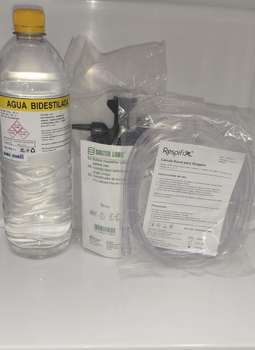 Kit De Oxigeno Con Cánula Nasal 2.1mts