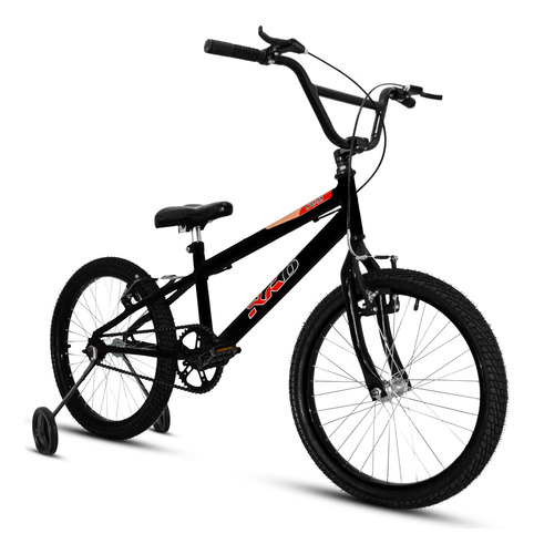 Bicicleta Infantil 20 Masculina Bmx Cross Com Rodinha Apoio