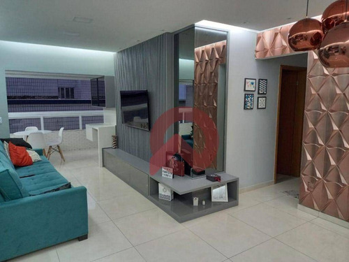 Imagem 7 de 19 de Apartamento Com 2 Dormitórios À Venda, 91 M² Por R$ 650.000,00 - Boqueirão - Praia Grande/sp - Ap3562