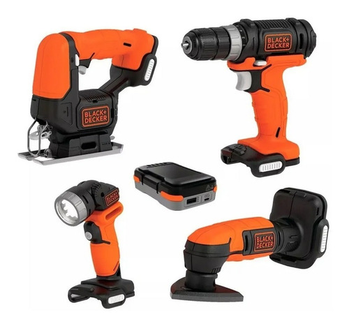 Combo Herramientas A Bateria 12v Project Pack Black + Decker