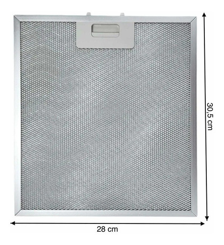 Imagem 1 de 6 de Filtro Alumínio Depurador Electrolux De60b De60x E653000