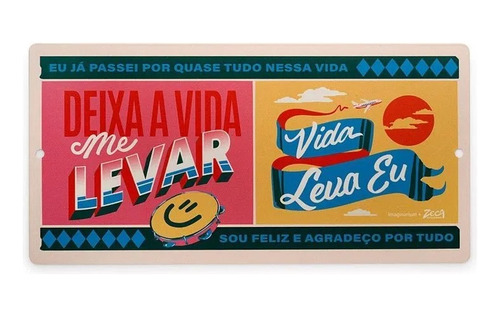 Placa Decorativa Zeca Pagodinho