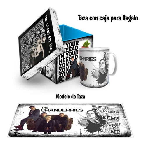 Taza The Cranberries, Con Estuche De Madera, Y Envio