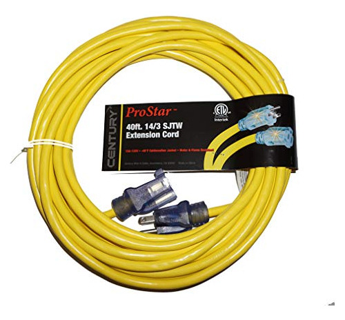 Prostar Sjtw - Cable De Extensión De Calibre 14 Sjtw 3 De 40