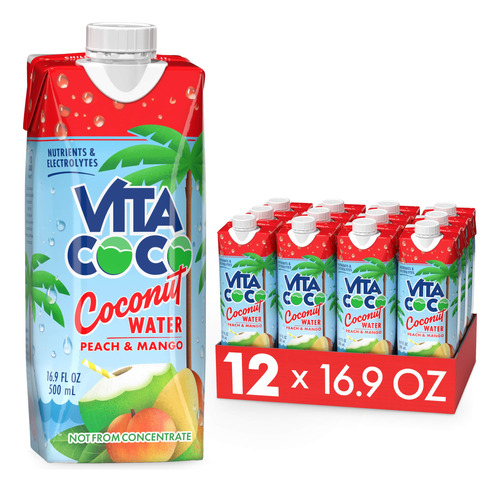 Vita - Agua De Coco, Pura, Bebida Hidratante Natural