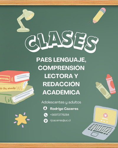 Clases Particulares Lenguaje Paes, Comprensión Lectora Y Red